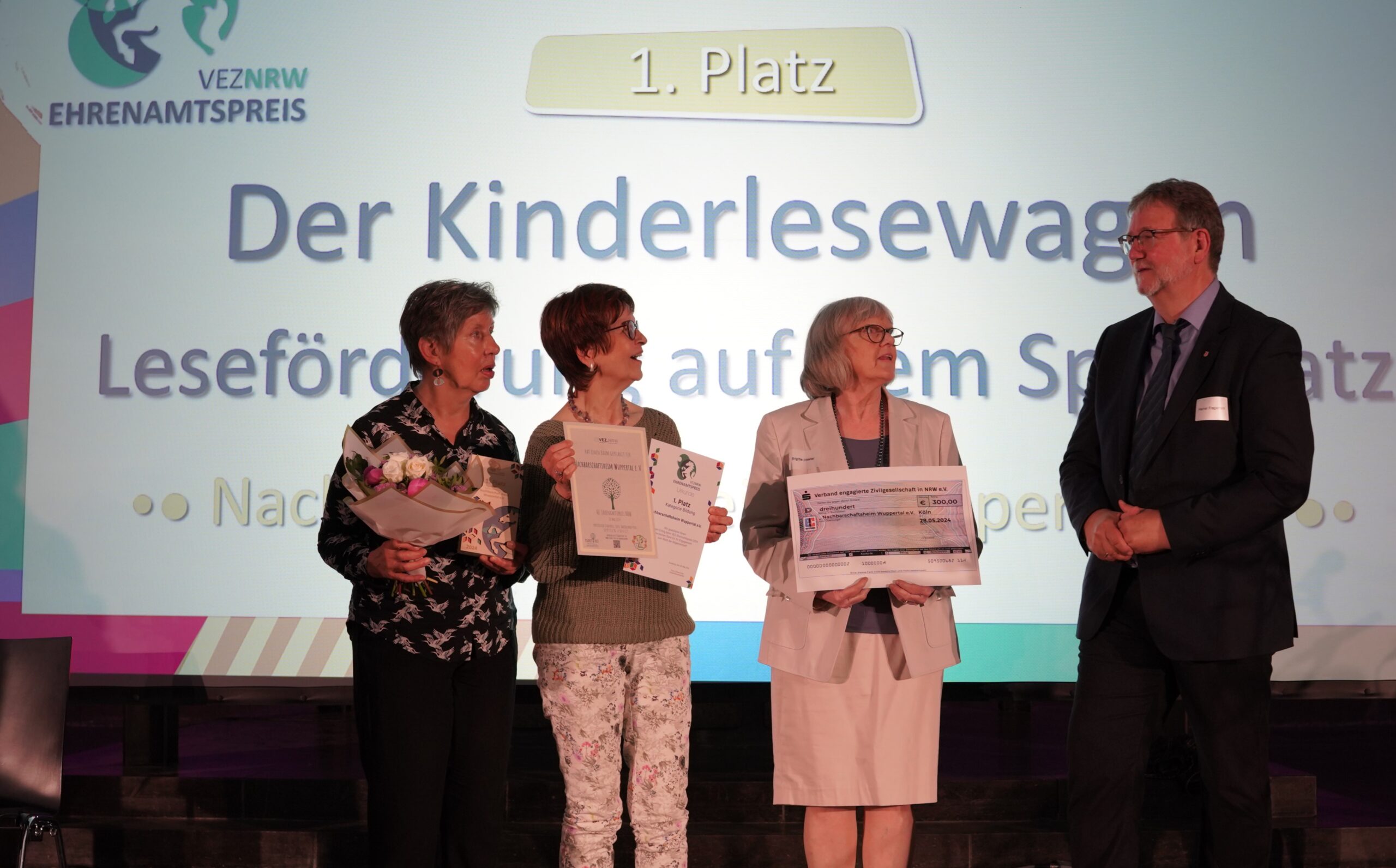 Ehrenamtspreis NRW für unseren Kinderlesewagen!