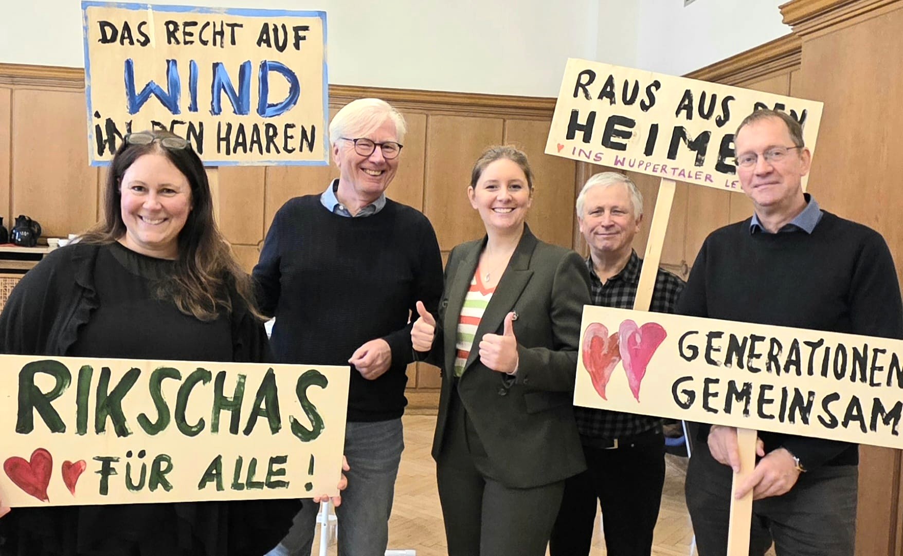 RADELN FÜR ALLE IM RATHAUS